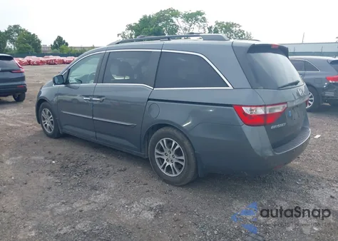 2012 Honda Odyssey Ex-L from USA, damaged, VIN 5FNRL5H68CB118341